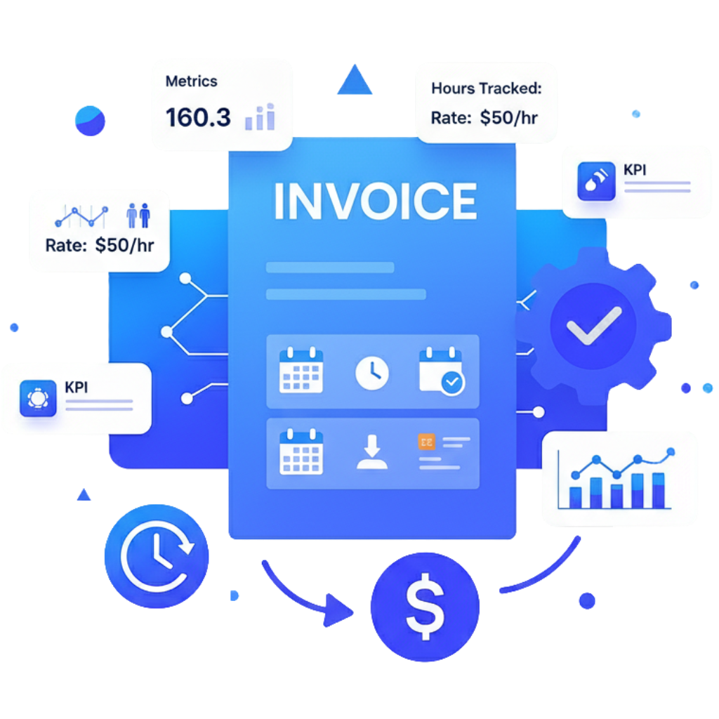 Invoice generation illustration